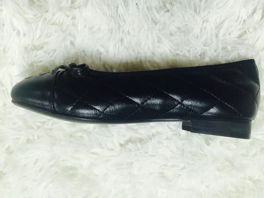 CHANEL Shallow mouth flat shoes Women--120